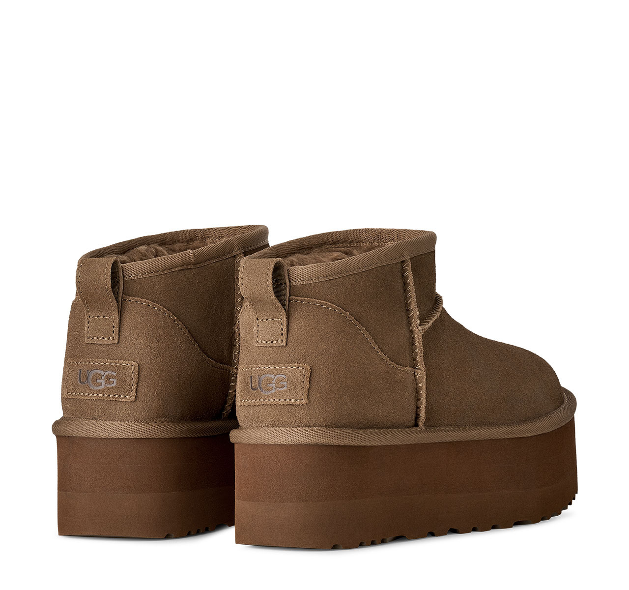Γυναικεία Classic Ultra Mini Platform Μποτάκια Καφέ UGG 1135092-LBNZ