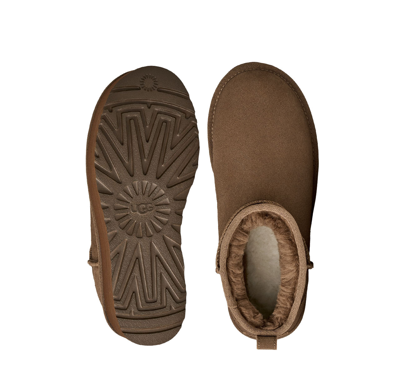 Γυναικεία Classic Ultra Mini Platform Μποτάκια Καφέ UGG 1135092-LBNZ