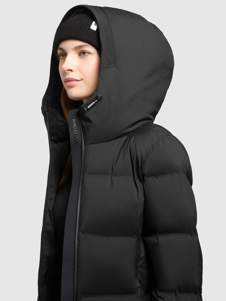 Γυναικείο Tanare 5 Μπουφάν Μαύρο Khujo KJ1073JK263-BLACK