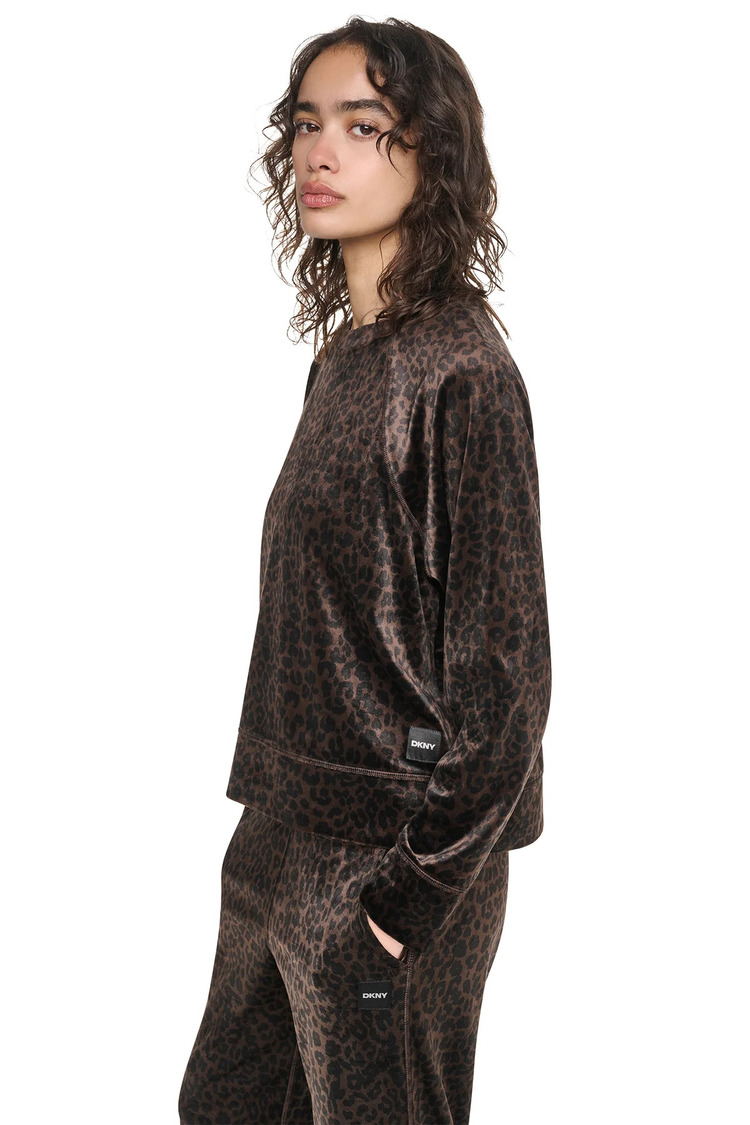 Γυναικείο Φούτερ Λεοπάρ DKNY DP6T1909-00AP
