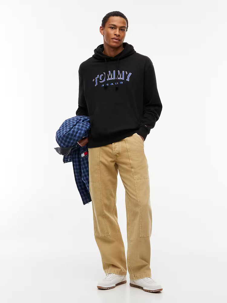 Ανδρικό Φούτερ Μαύρο Tommy Jeans DM0DM23582-BDS