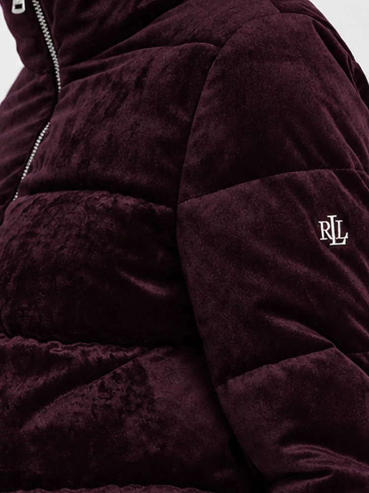 Γυναικείο Μπουφάν Μπορντό Ralph Lauren 297P23453002-RED