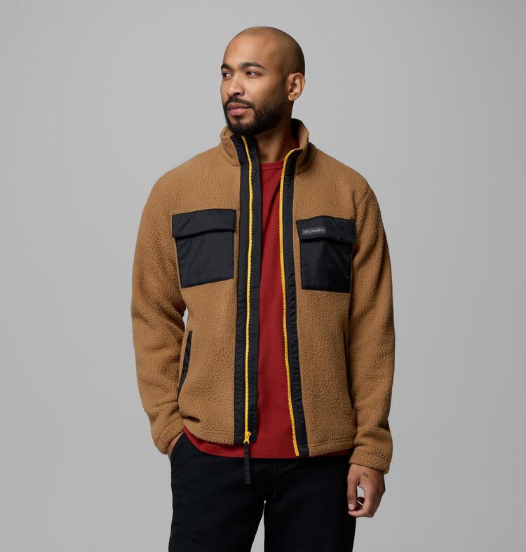 Ανδρική Juniper Peak Fleece Ζακέτα Καφέ Columbia 2131474-257