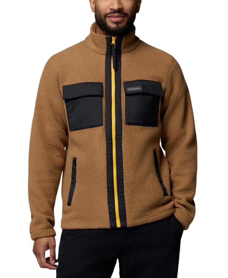 Ανδρική Juniper Peak Fleece Ζακέτα Καφέ Columbia 2131474-257