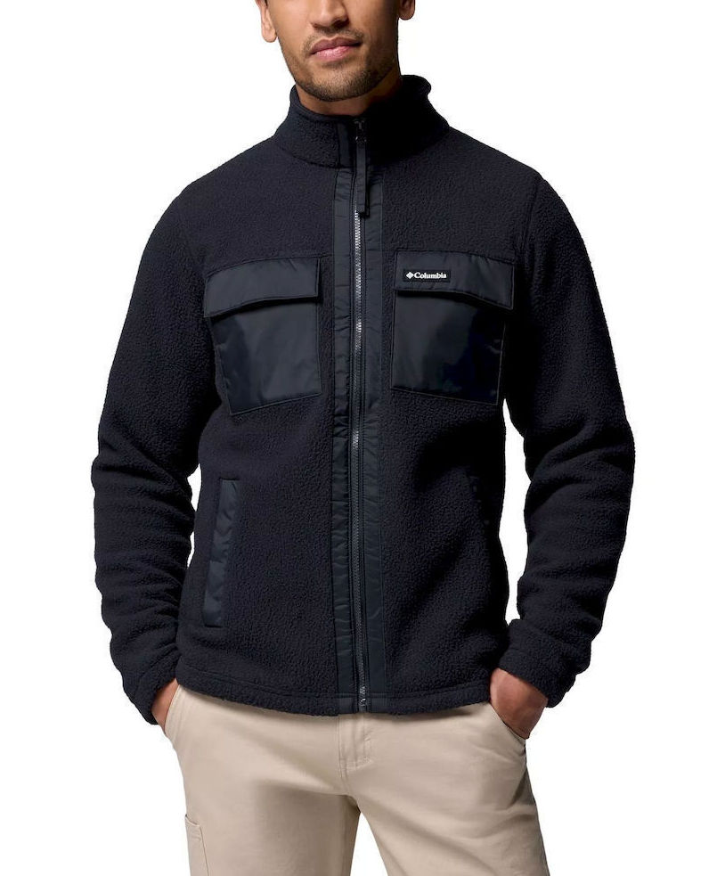 Ανδρική Juniper Peak Fleece Ζακέτα Μαύρη Columbia 2131474-011