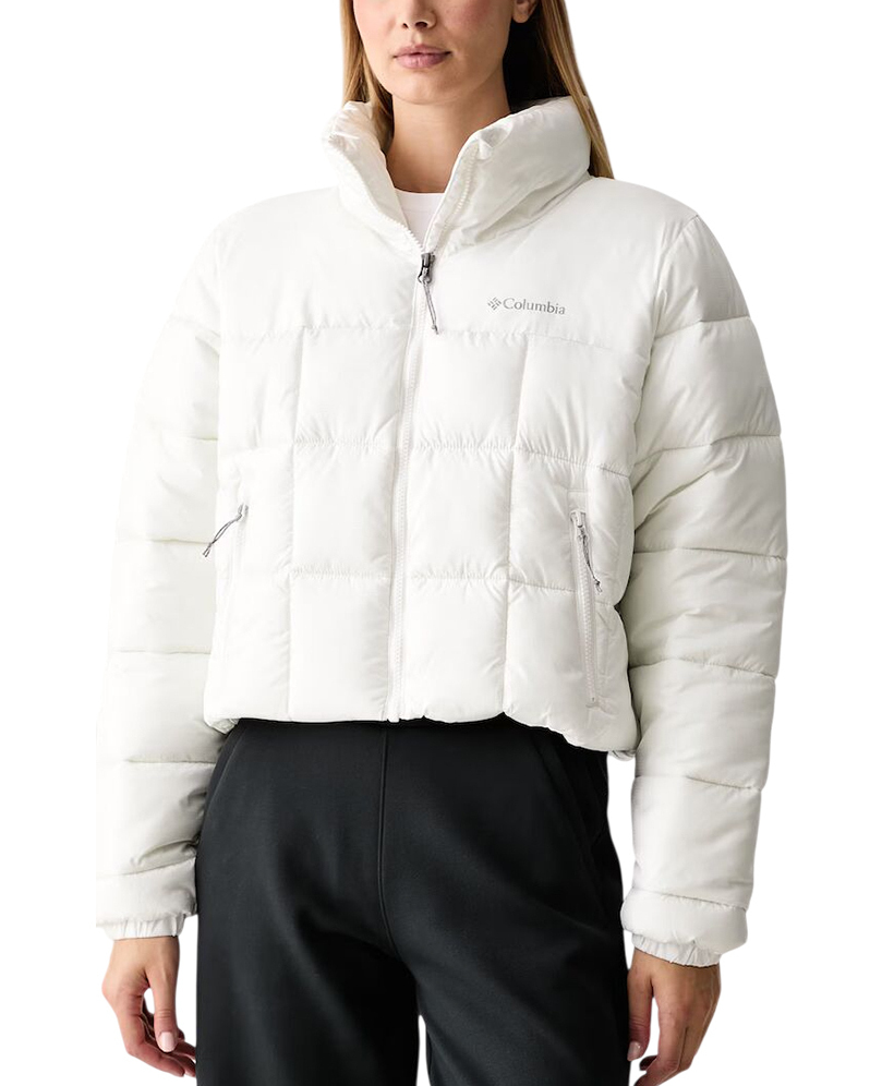 Γυναικείο Puffect III Cropped Μπουφάν Λευκό Columbia 2171241-125