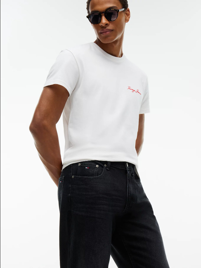Ανδρικό Sonny Tapered Τζιν Μαύρο Tommy Jeans DM0DM23476-1BZ