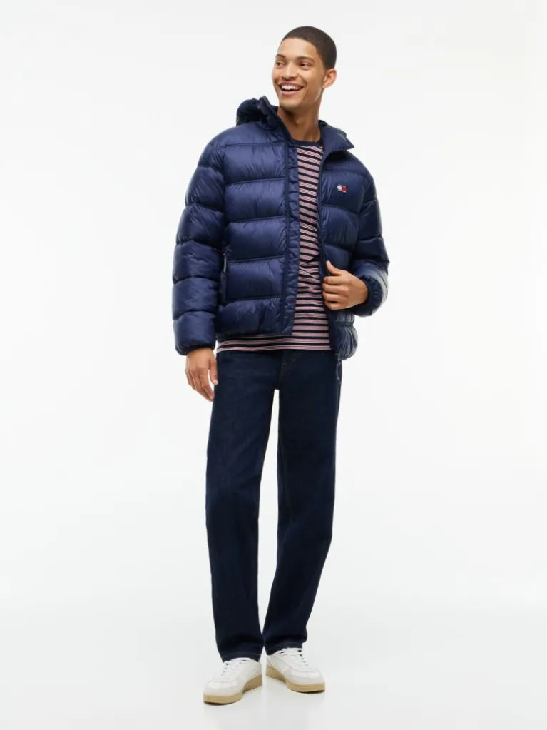 Ανδρικό Μπουφάν Navy Μπλε Tommy Jeans DM0DM22044-C1G