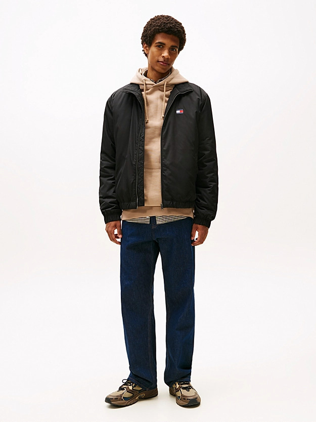 Ανδρικό Μπουφάν Μαύρο Tommy Jeans DM0DM21936-BDS