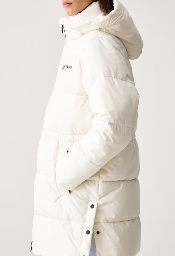 Γυναικείο Μπουφάν Off White Karl Lagerfeld Jeans B4W15021-2OO Egret