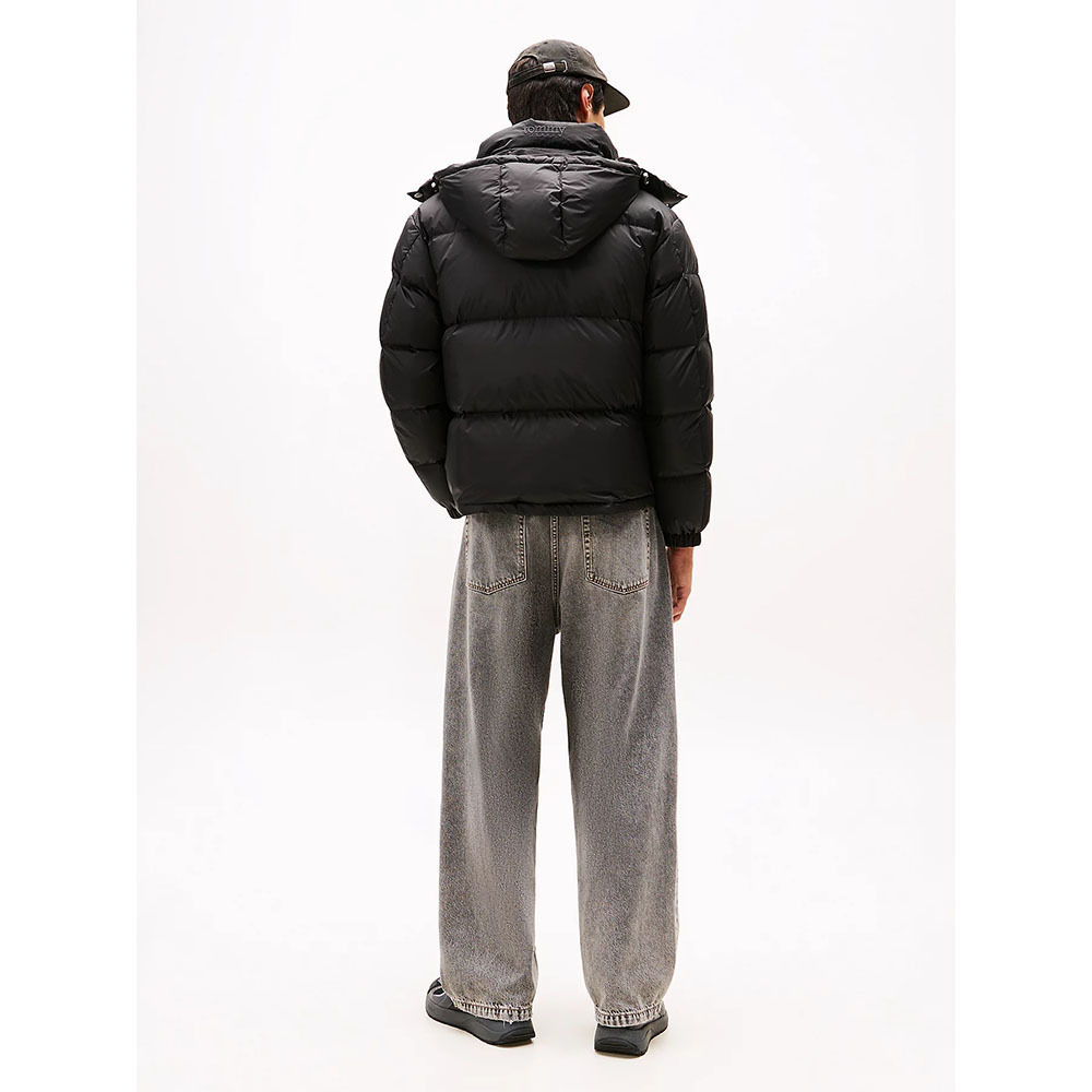 Ανδρικό Alaska Μπουφάν Μαύρο Tommy Jeans DM0DM22036-BDS
