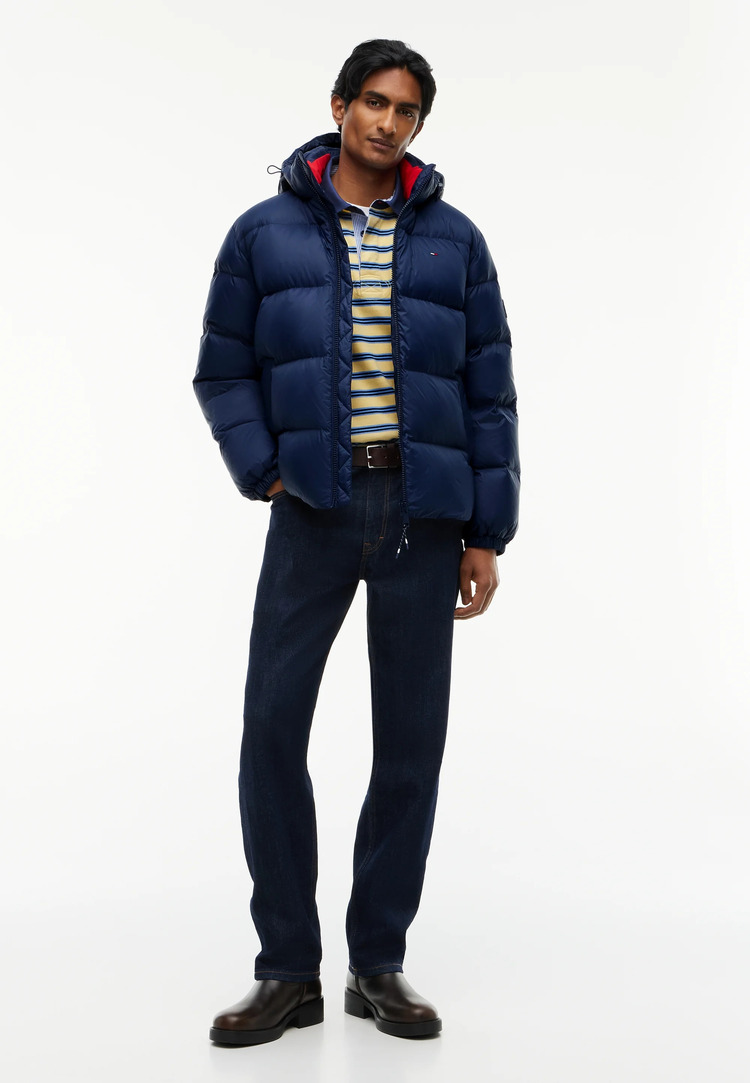 Ανδρικό Μπουφάν Navy Μπλε Tommy Jeans DM0DM19786-C1G
