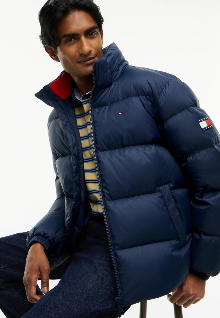 Ανδρικό Μπουφάν Navy Μπλε Tommy Jeans DM0DM19786-C1G