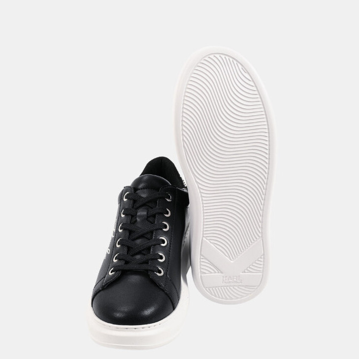 Γυναικεία Δερμάτινα Kapri Sneakers Μαύρα Karl Lagerfeld KL62518P-00S Black