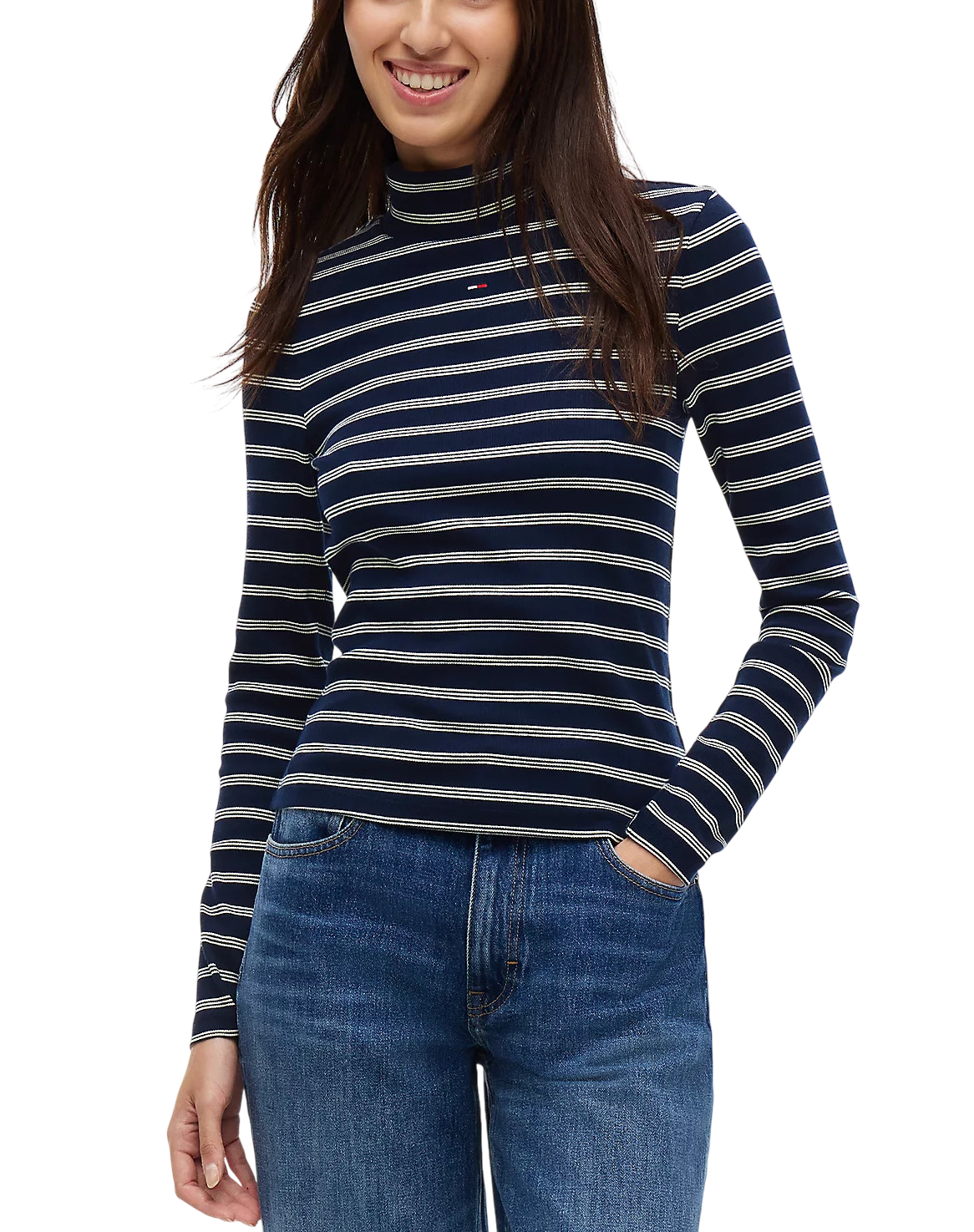 Γυναικεία Μπλούζα Ζιβάγκο Navy Μπλε Tommy Jeans DW0DW19830-0X5