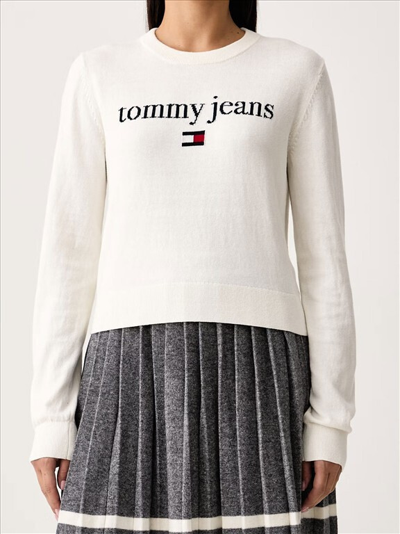 Γυναικείο Πουλόβερ Εκρού Tommy Jeans DW0DW23356-YBH