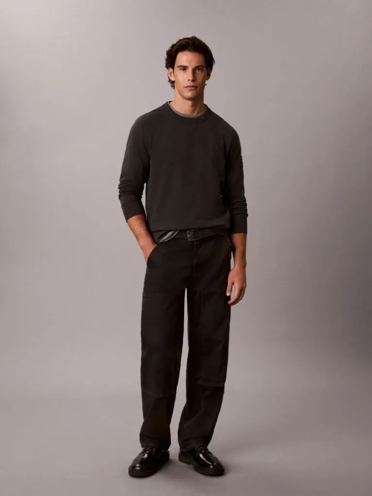 Ανδρικό Φούτερ Μαύρο Calvin Klein LV04RJ200G-8MN