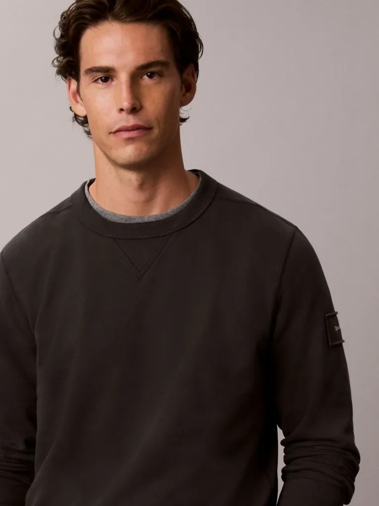 Ανδρικό Φούτερ Μαύρο Calvin Klein LV04RJ200G-8MN