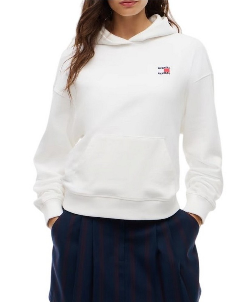 Γυναικείο Φούτερ Λευκό Tommy Jeans DW0DW23402-YBL
