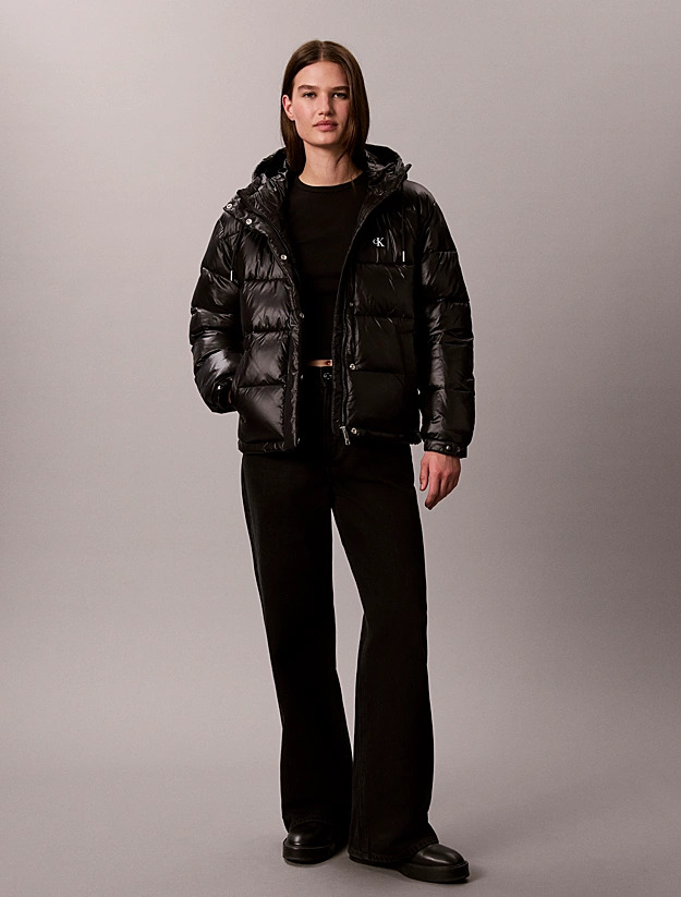 Γυναικείο Μπουφάν Μαύρο Calvin Klein LV047H512G-UB1