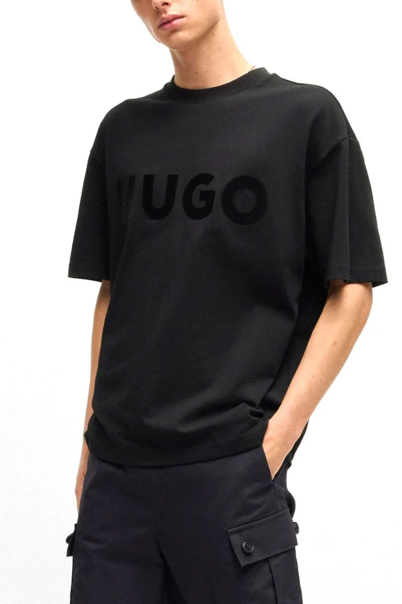 Ανδρικό Dinkee T-Shirt Μαύρο HUGO 50525765-001