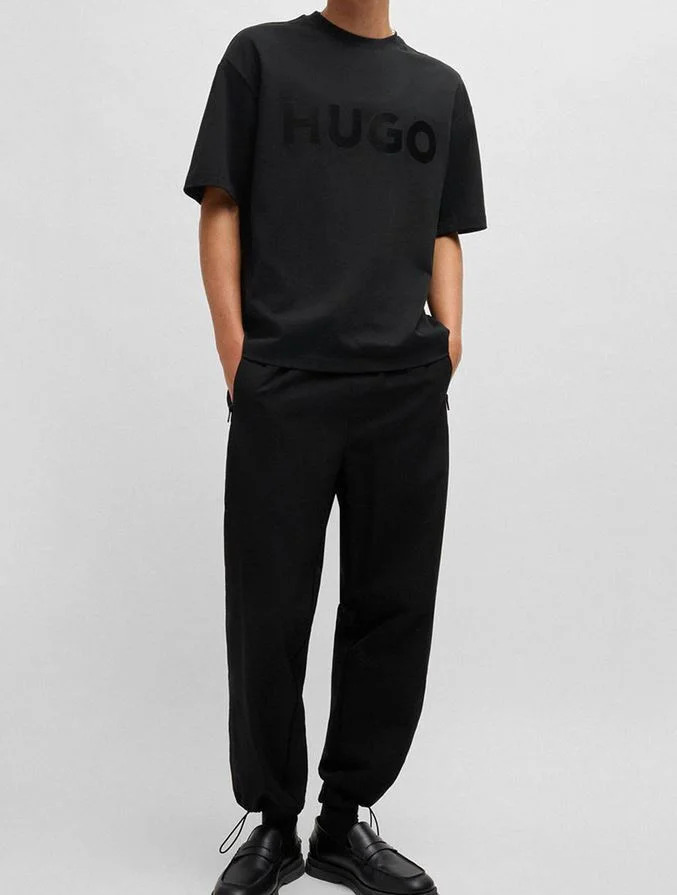 Ανδρικό Dinkee T-Shirt Μαύρο HUGO 50525765-001