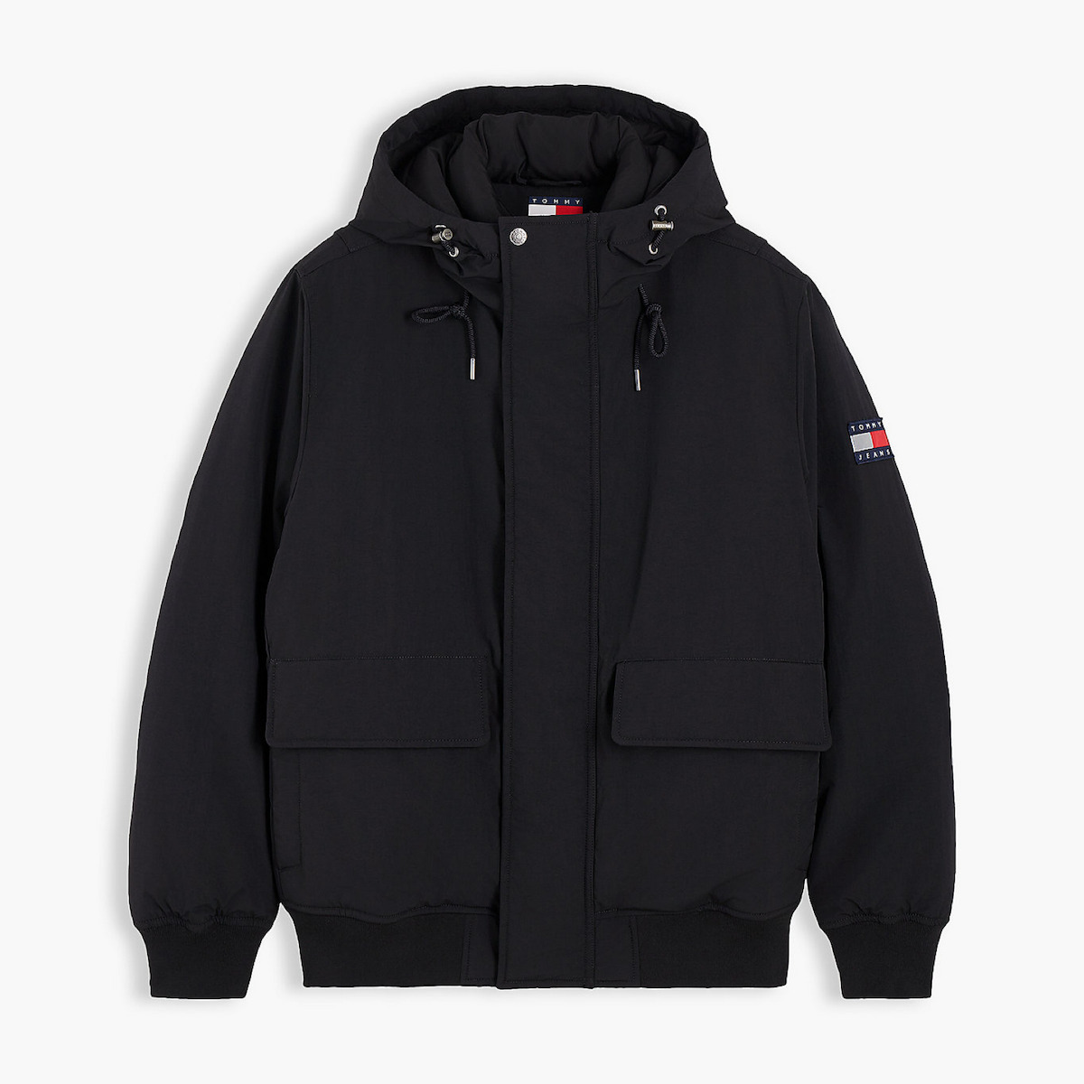 Ανδρικό Μπουφάν Μαύρο Tommy Jeans DM0DM22032-0GK