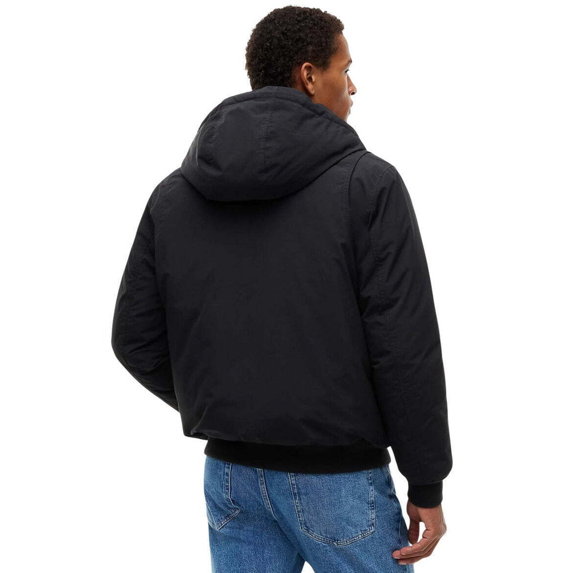 Ανδρικό Μπουφάν Μαύρο Tommy Jeans DM0DM22032-0GK