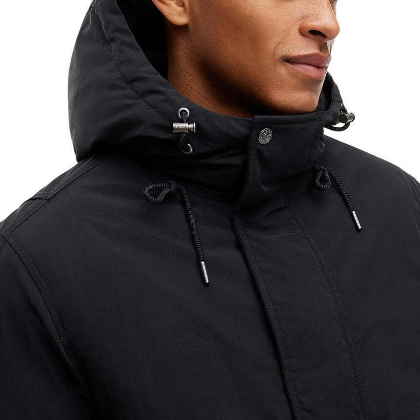 Ανδρικό Μπουφάν Μαύρο Tommy Jeans DM0DM22032-0GK