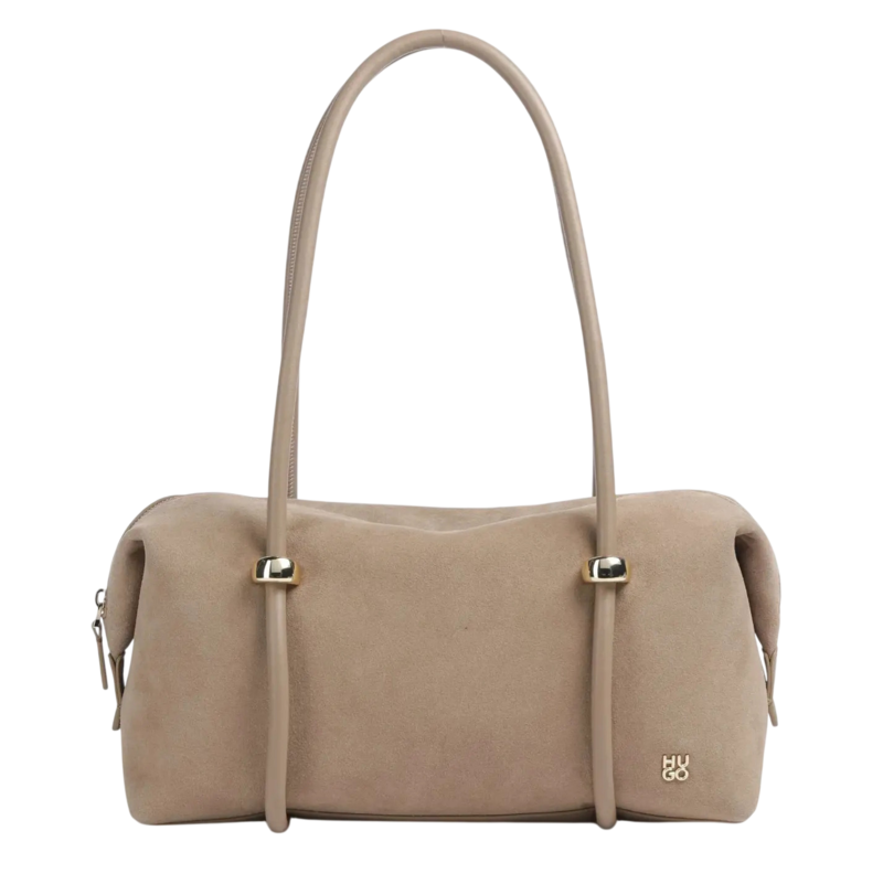 Γυναικεία Briony S Duffle Τσάντα Ώμου Μπεζ HUGO 50573266-912