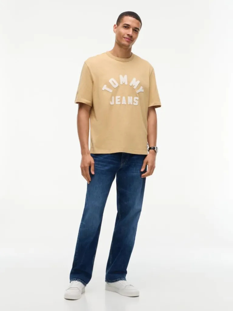 Ανδρικό 90's New Classics T-shirt Μπεζ Tommy Jeans DM0DM23544-ACA