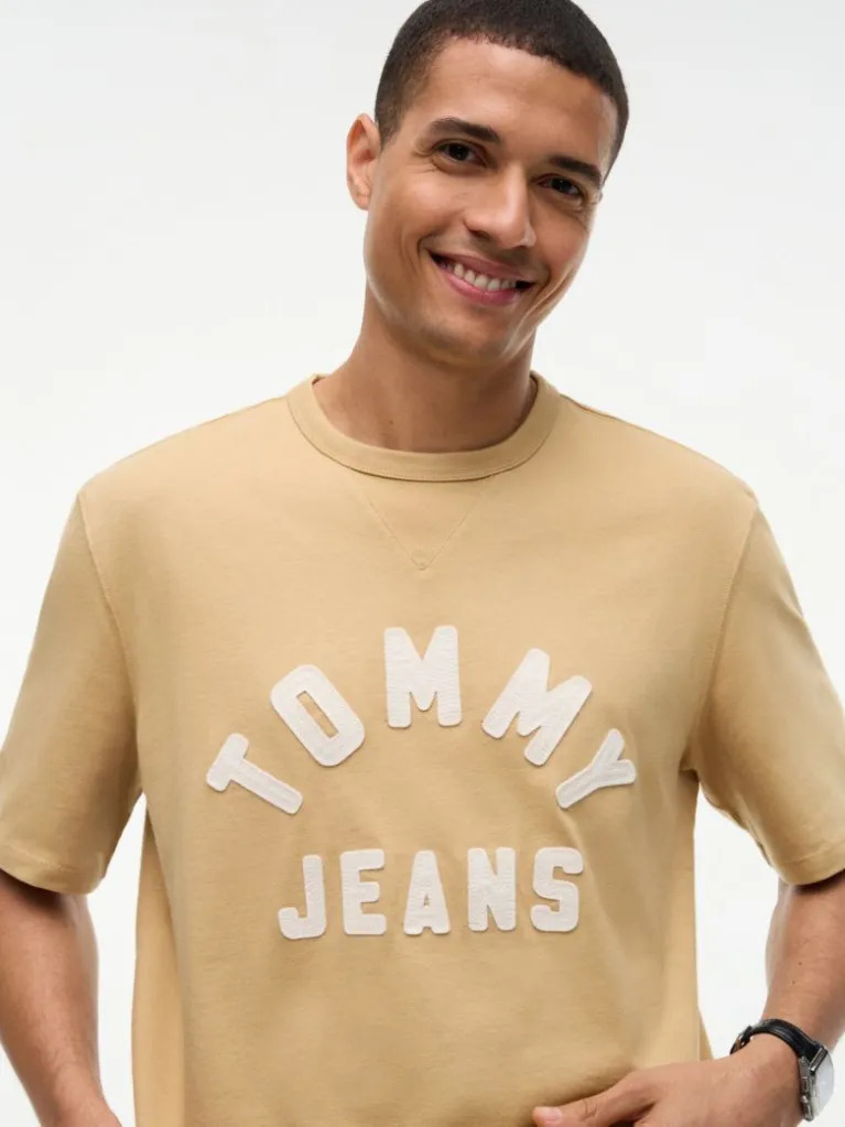 Ανδρικό 90's New Classics T-shirt Μπεζ Tommy Jeans DM0DM23544-ACA