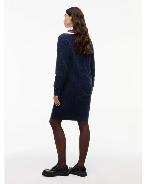 Γυναικείο Πλεκτό Φόρεμα Navy Μπλε Tommy Jeans DW0DW23540-C1G