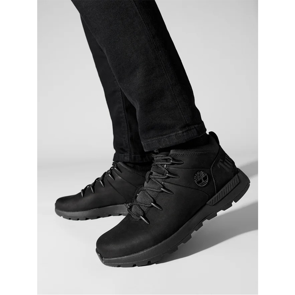 Ανδρικά Δερμάτινα Sprint Trekker Mid Μποτάκια Μαύρα Timberland TB0A1YN5-015