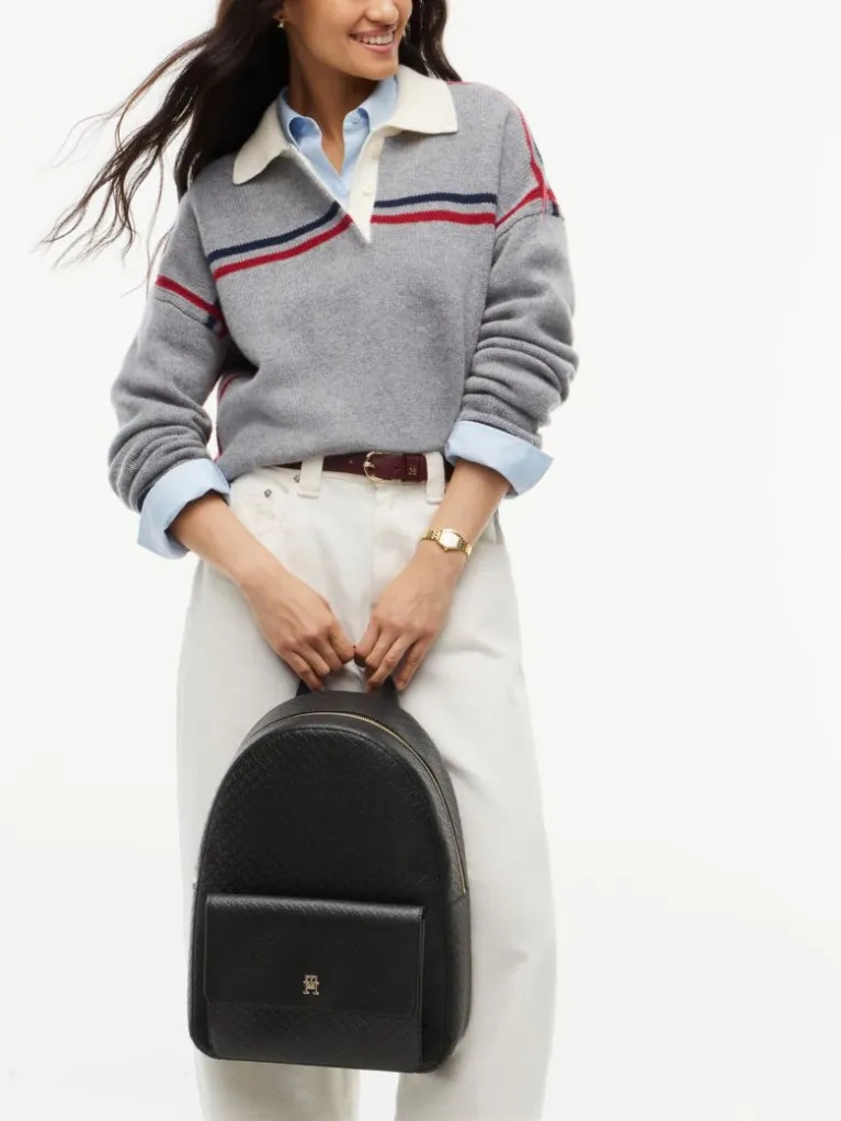 Γυναικείο Icon Σακίδιο Πλάτης Μαύρο Tommy Hilfiger AW0AW19284-BDS