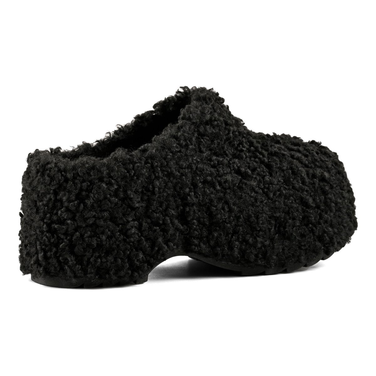 Γυναικεία Teddy Fur Clog Μαύρα Colors Of California HC SIERRA02-BLACK