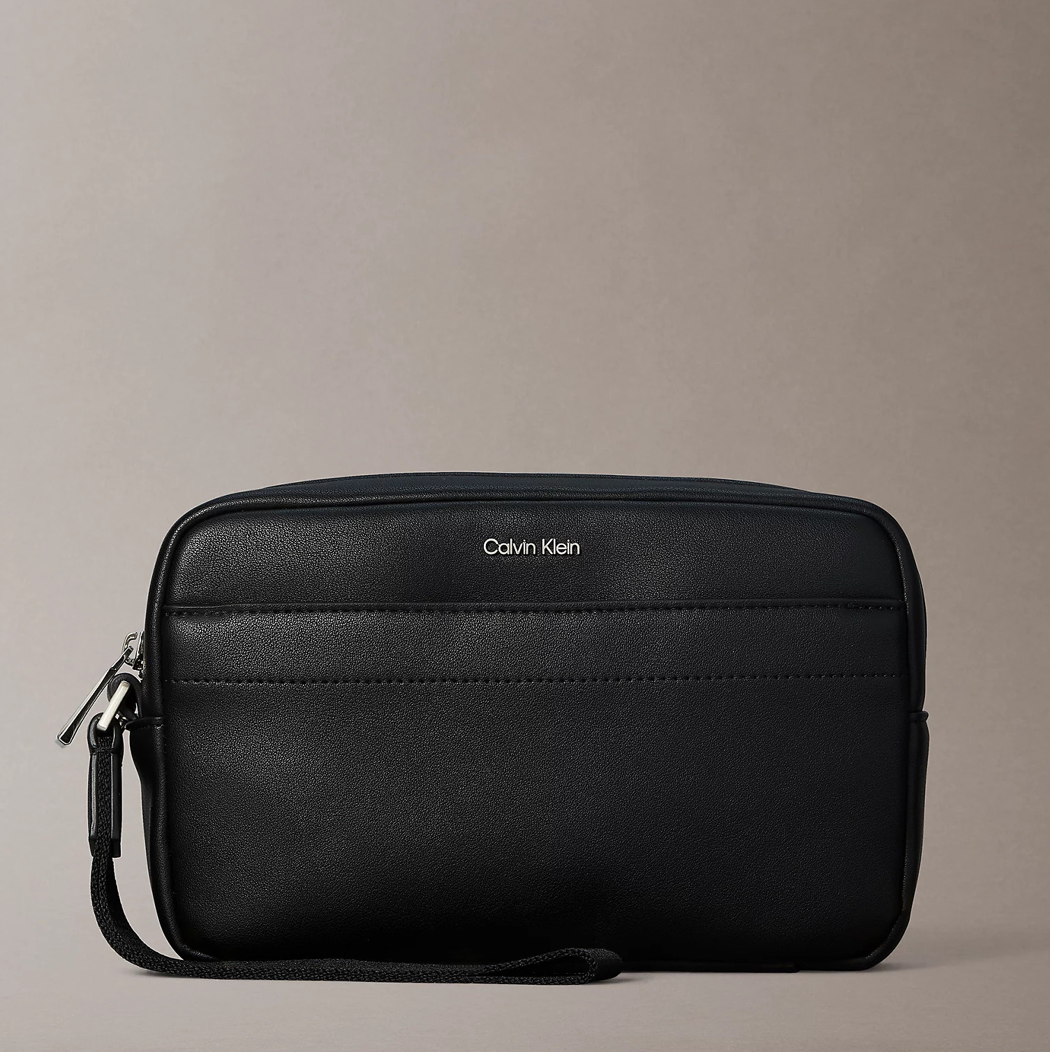 Ανδρικό Δερμάτινο Τσαντάκι Χειρός Μαύρο Calvin Klein LV04D1277G-UB1