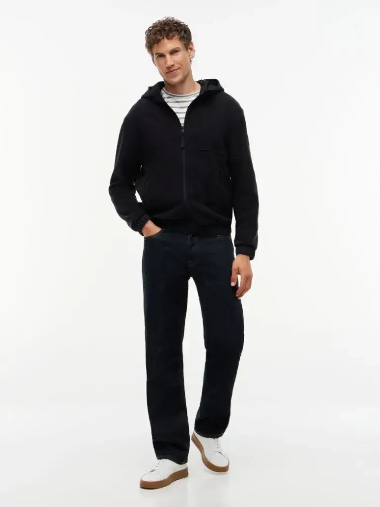 Ανδρική Ζακέτα Μαύρη Tommy Hilfiger MW0MW44680-BDS