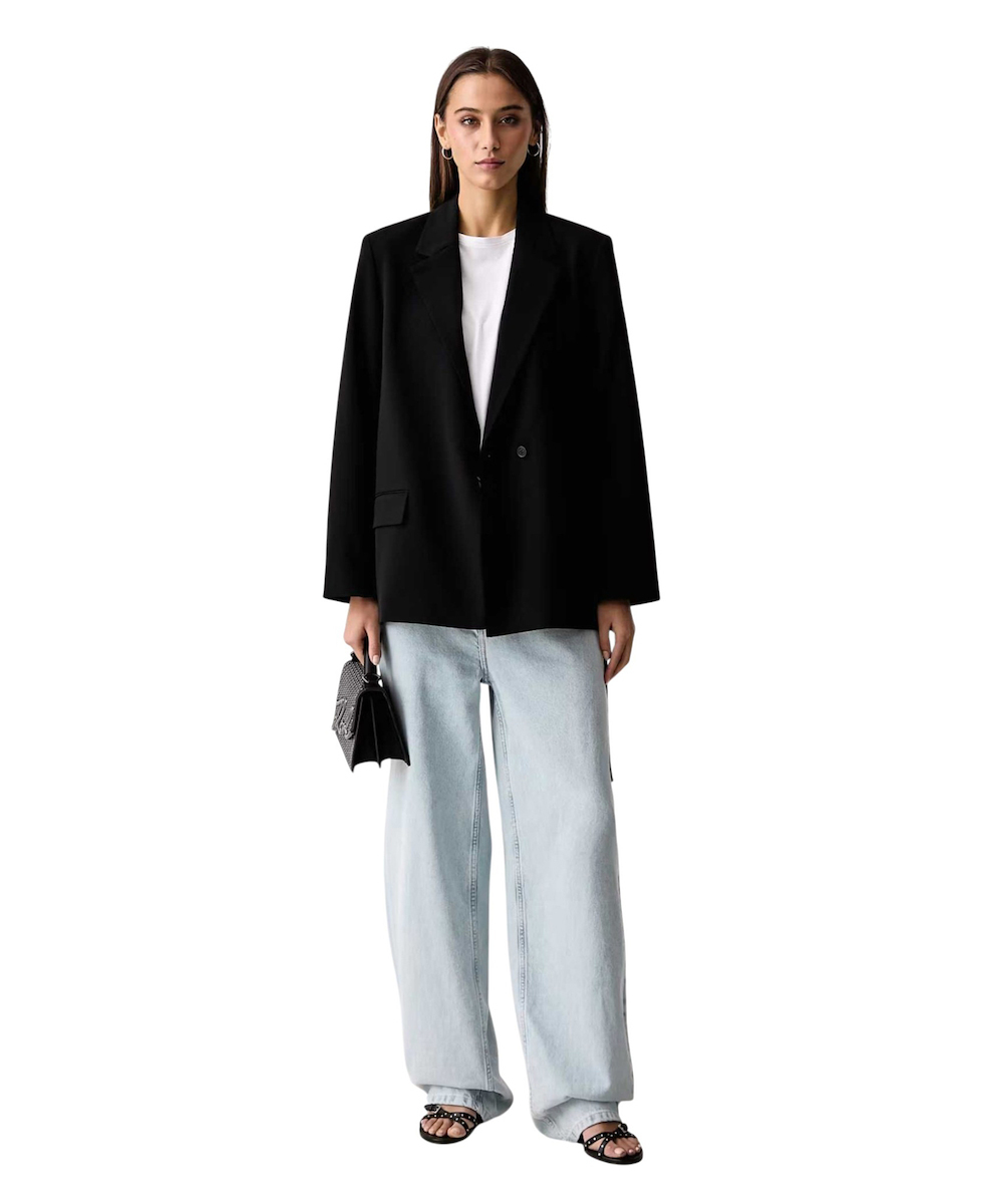 Γυναικείο Σακάκι Μαύρο Karl Lagerfeld Jeans B4W14010-999 Black