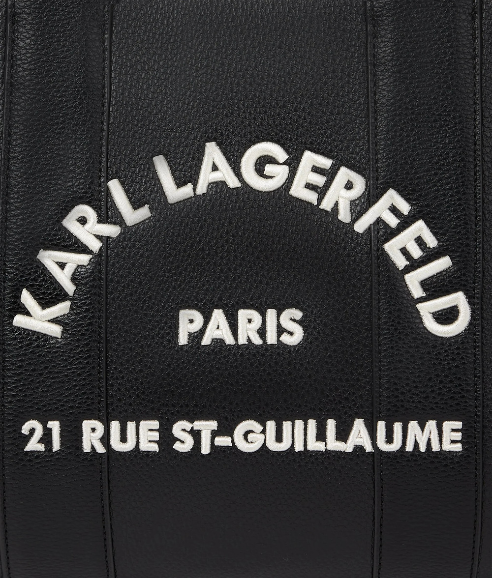 Γυναικεία K/Rsg Md Tote Shearling Τσάντα Μαύρη Karl Lagerfeld B4W30087-999 Black