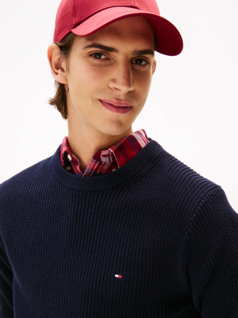 Ανδρικό Πουλόβερ Navy Μπλε Tommy Hilfiger MW0MW41516-DW5