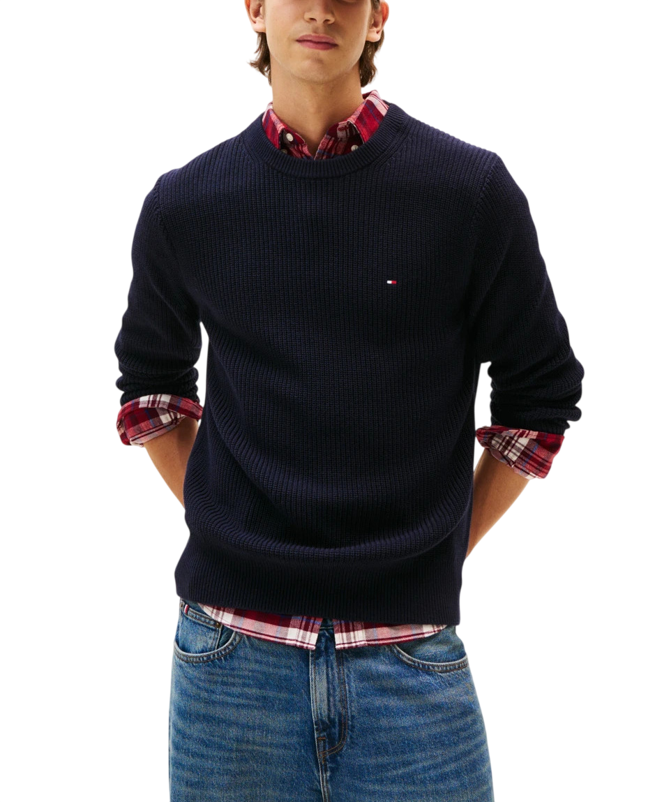 Ανδρικό Πουλόβερ Navy Μπλε Tommy Hilfiger MW0MW41516-DW5