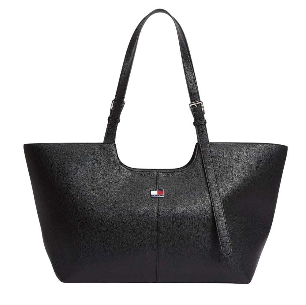 Γυναικεία City Tote Τσάντα Μαύρη Tommy Jeans AW0AW19064-BDS