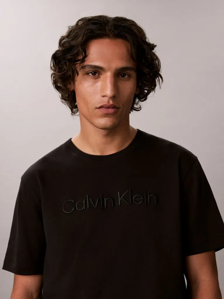 Ανδρικό T-shirt Μαύρο Calvin Klein LV04LH804G-UB1