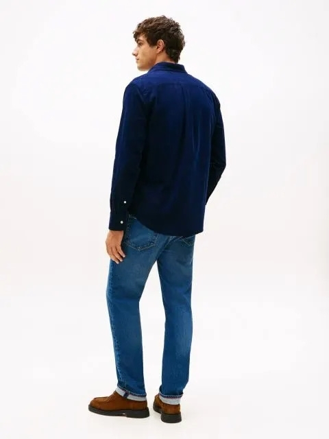 Ανδρικό Κοτλέ Πουκάμισο Navy Μπλε Tommy Hilfiger MW0MW40486-BCL