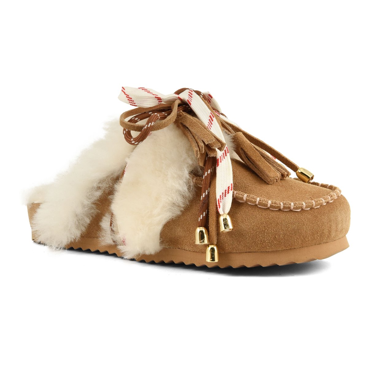 Γυναικείες Slofi Furry Παντόφλες Ταμπά Colors Of California HC SHSLOFI04-TAN