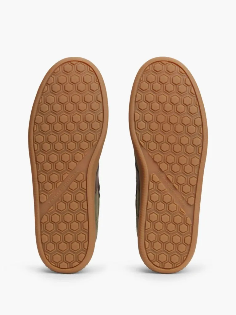 Ανδρικά Δερμάτινα Tribeca Sneakers Λαδί Tommy Hilfiger FM0FM06069-RBN