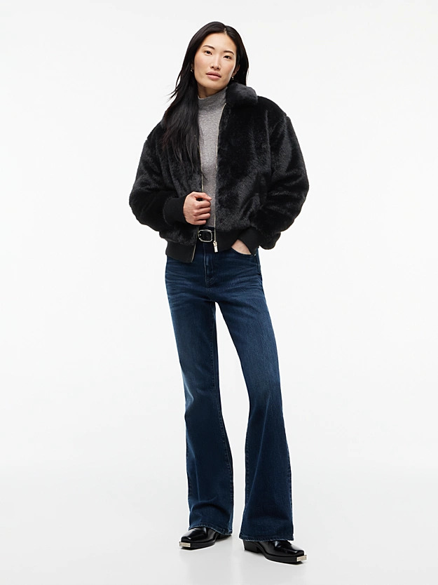 Γυναικεία Faux Γούνα Μαύρη Tommy Jeans DW0DW23422-BDS