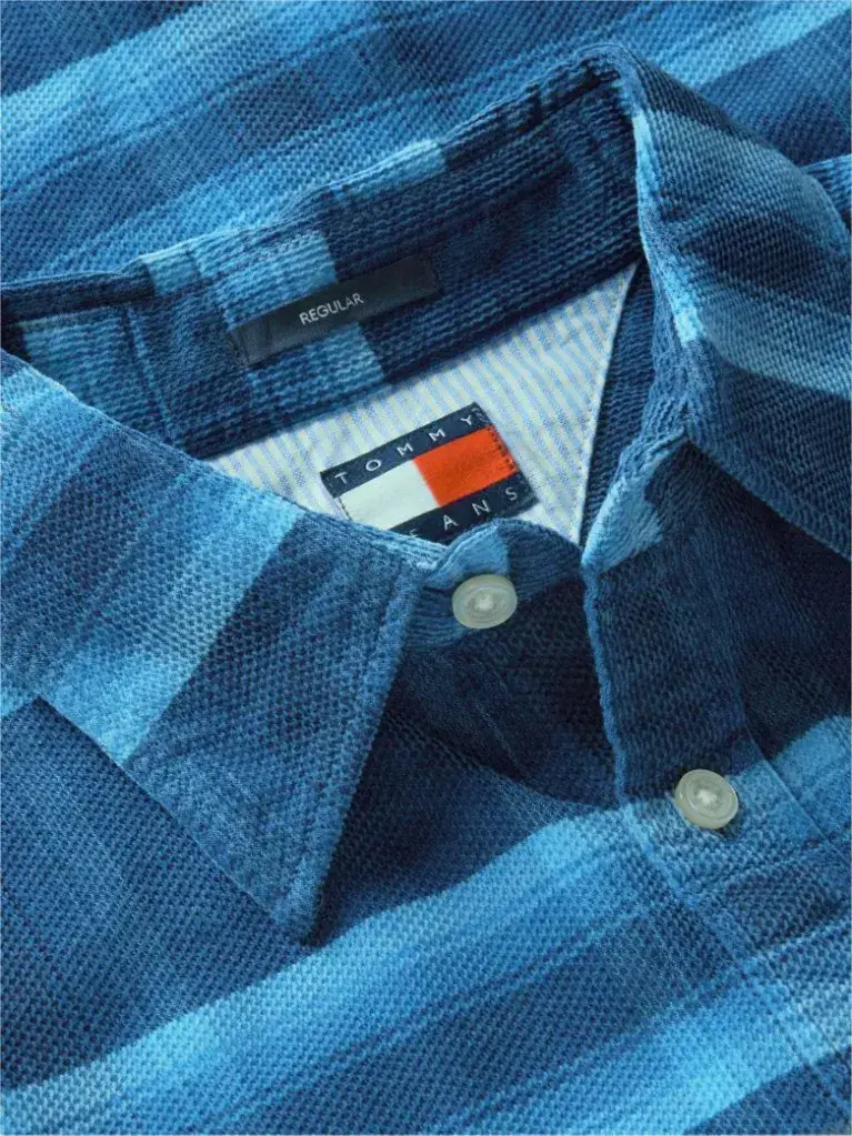 Ανδρικό Πουκάμισο Μπλε Tommy Jeans DM0DM23615-0MZ