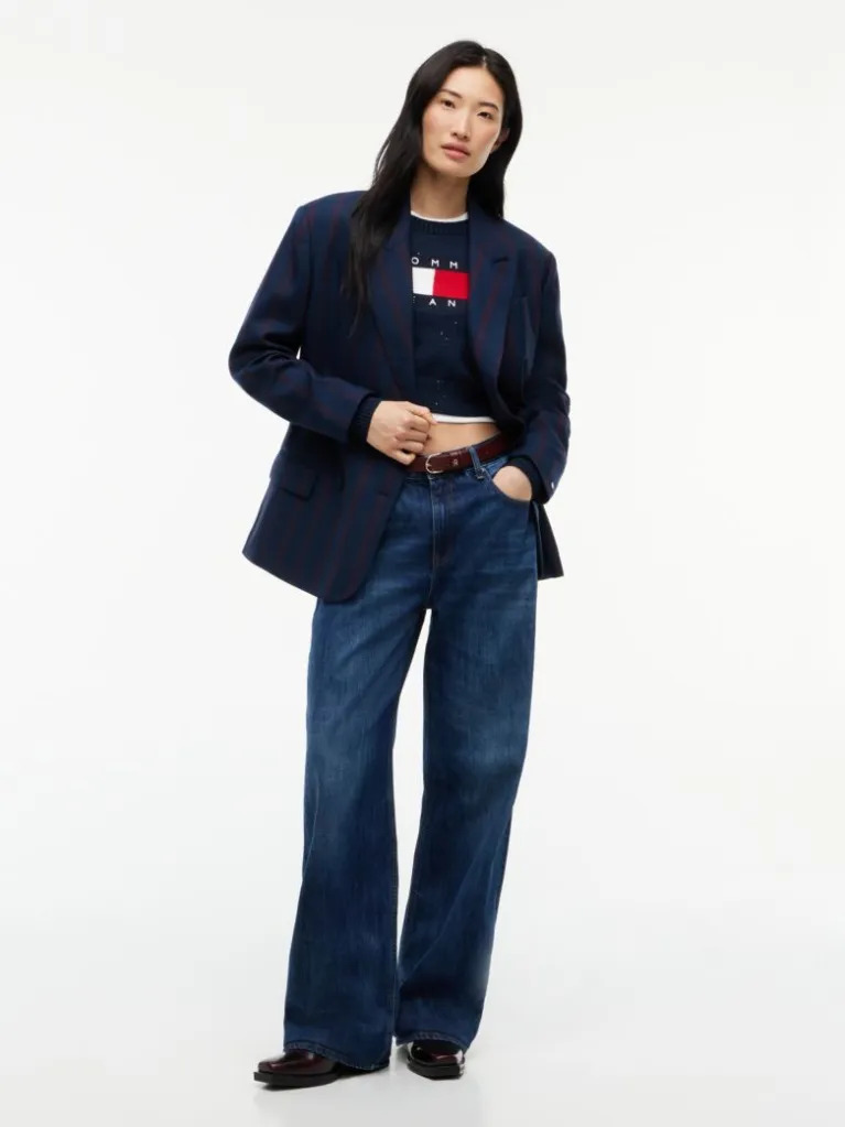 Γυναικείο Collegiate Σακάκι Navy Μπλε Tommy Jeans DW0DW23417-C1G